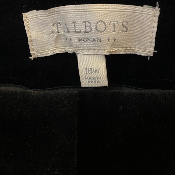 Talbots Velvet Dress Pants, size 18W - Picture 3 of 8